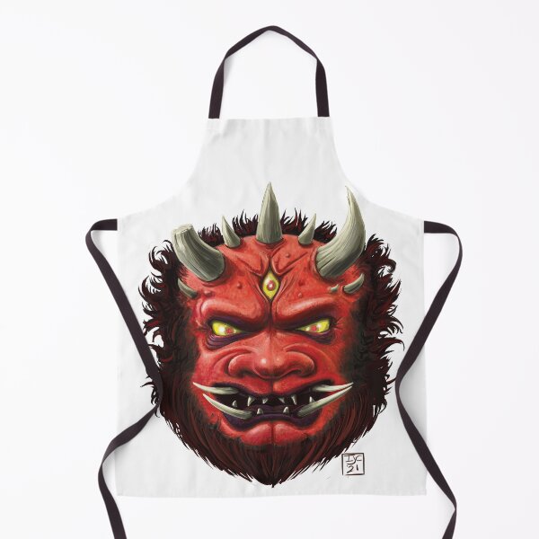Item preview, Red Oni face designed and sold by IanJCornwell.