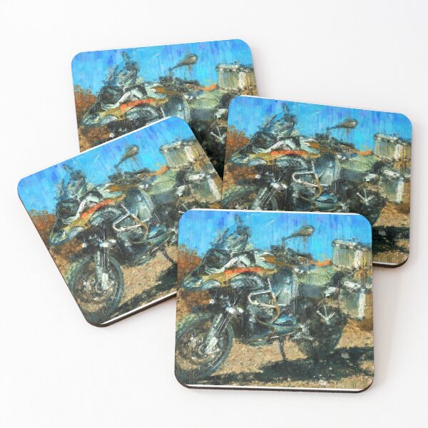 Item preview, Adventure motorcycle - original artwork by Vart designed and sold by vartstudio.