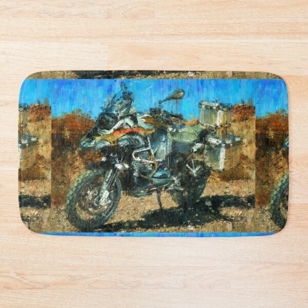 Item preview, Adventure motorcycle - original artwork by Vart designed and sold by vartstudio.