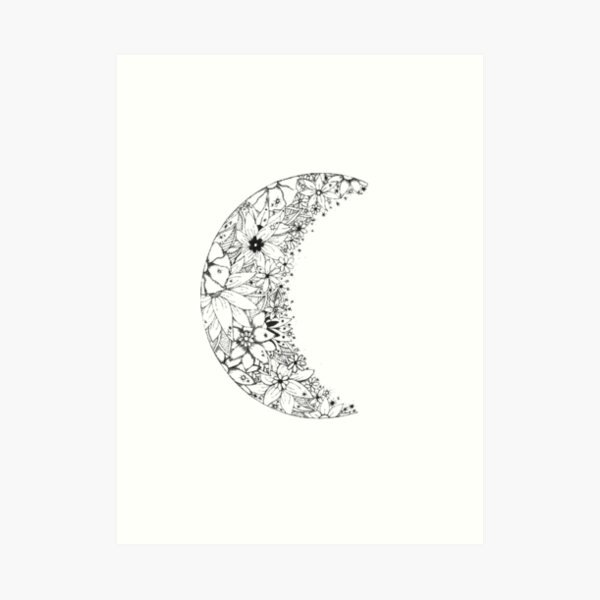 Crescent Moon Art Print