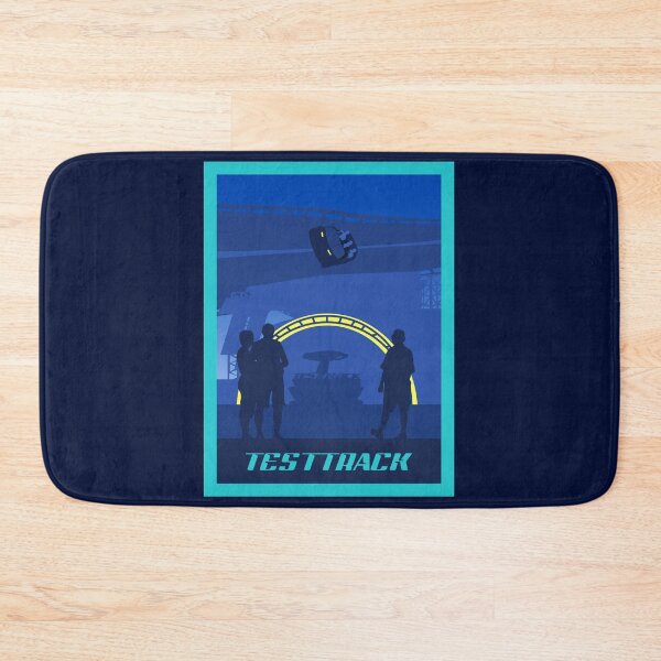 Item preview, Test Track - Minimalist Travel Style - Theme Park Art designed and sold by MainStreetStudo.