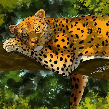 Artwork thumbnail, Leopard by RoxyRockbell