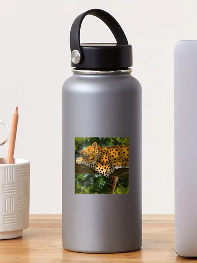 Thumbnail 1 of 3, Sticker, Leopard designed and sold by RoxyRockbell.
