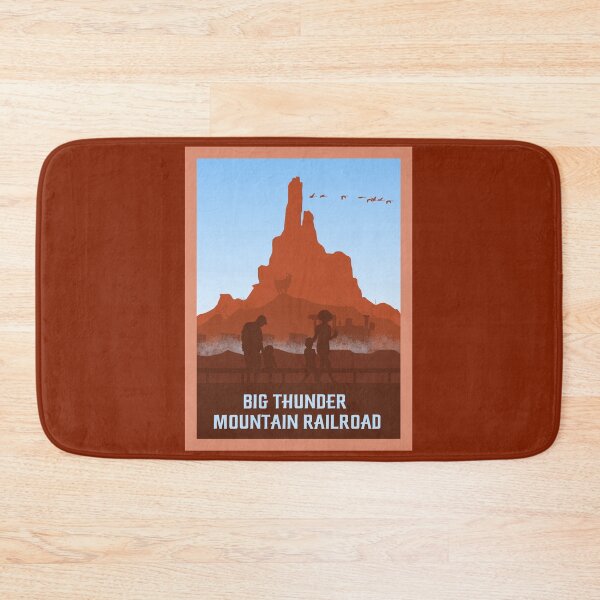 Item preview, Big Thunder mountain Railroad - Minimalist Travel Style - Theme Park Art designed and sold by MainStreetStudo.