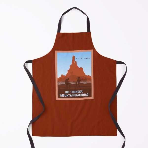 Item preview, Big Thunder mountain Railroad - Minimalist Travel Style - Theme Park Art designed and sold by MainStreetStudo.