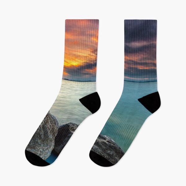 Item preview, Ocean Rocks Sunset designed and sold by Podmtp.