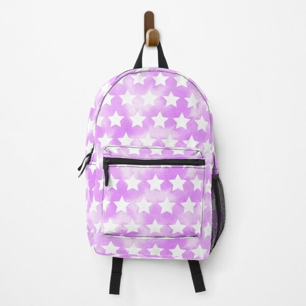 Item preview, Purple Star Pattern - Watercolor Background designed and sold by VvdVenDesign.