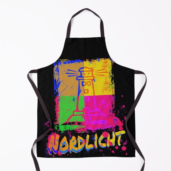 Item preview, Northern lights - pop art lighthouse North Sea designed and sold by amazing-velvet.