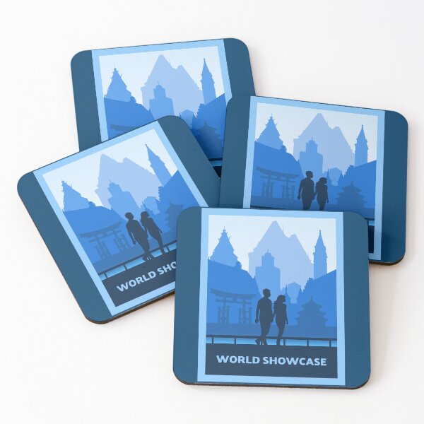 Item preview, World Showcase - Minimalist Travel Style - Theme Park Art designed and sold by MainStreetStudo.