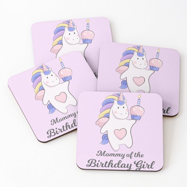 Item preview, Mommy of the birthday girl Cupcake Unicorn designed and sold by MarcinkuGreta.