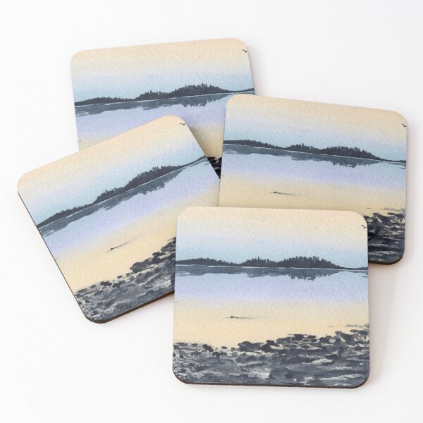 Item preview, Watercolor sunset sea designed and sold by sabine84.