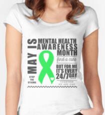 May - Mental Health Awareness Month Women's Fitted Scoop T-Shirt
