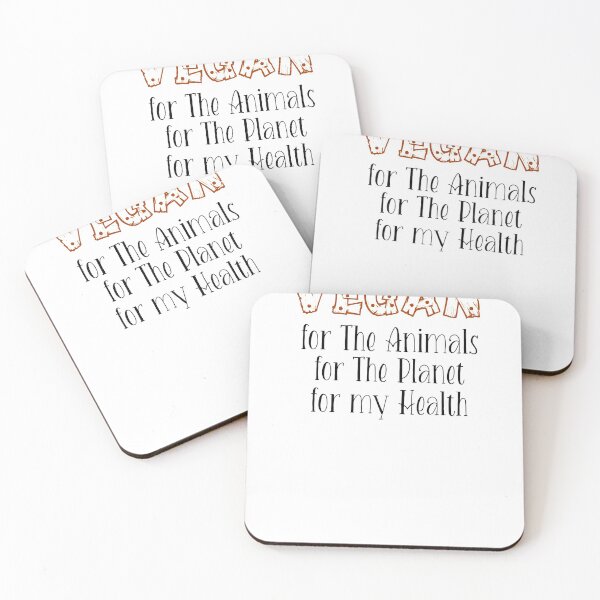 Item preview, Vegan for Animals Planet Health Vegan novelty designed and sold by VeganAnimal.