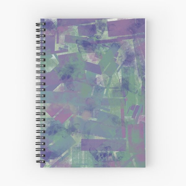 Item preview, muted purple and green abstract  designed and sold by Kidadart.