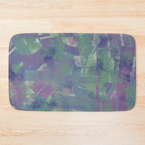 Item preview, muted purple and green abstract  designed and sold by Kidadart.
