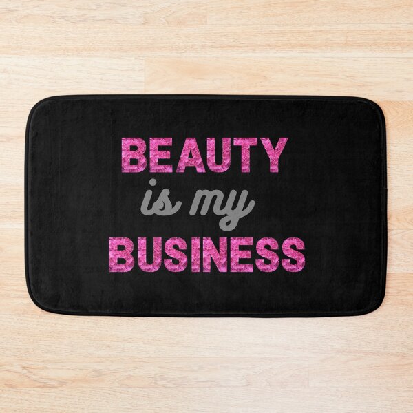 Item preview, Beauty is my Business - with black background designed and sold by Labradoodlesetc.