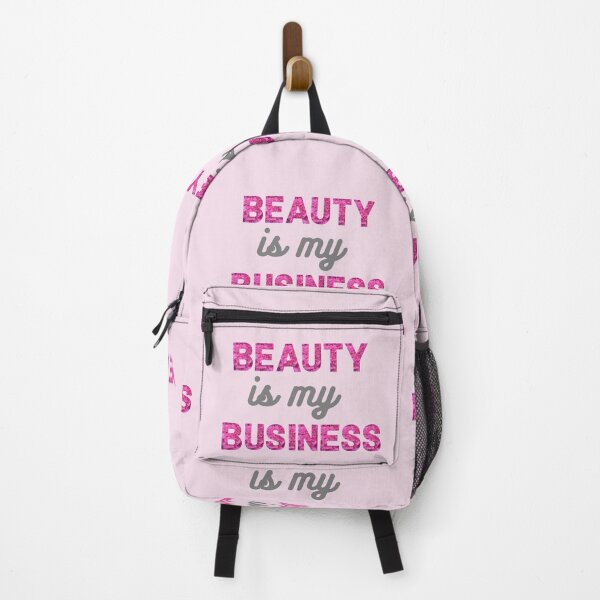 Item preview, Beauty is my Business - with light pink background designed and sold by Labradoodlesetc.