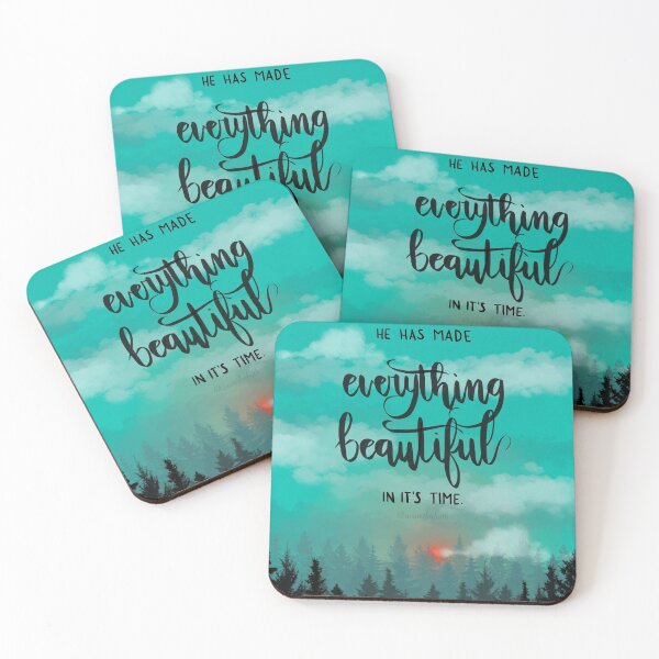 Item preview, Christian quote 'he has made everything beautiful'  designed and sold by ESDesignsNL.