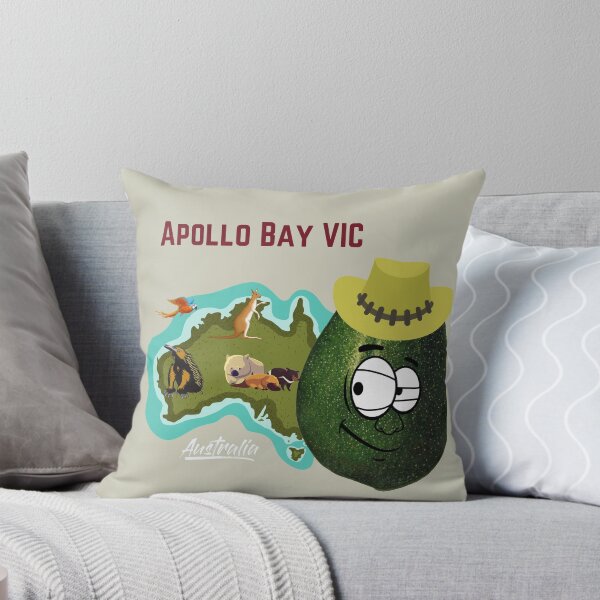 Item preview,  Scared Angry Avocado Travel Around The World - Apollo Bay VIC- Vegan Vegetarian Funny  designed and sold by ezele.