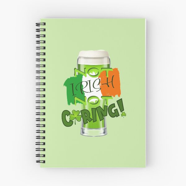 Item preview, Not Irish, Not Caring!! (on Green) designed and sold by PawsitiveMum.