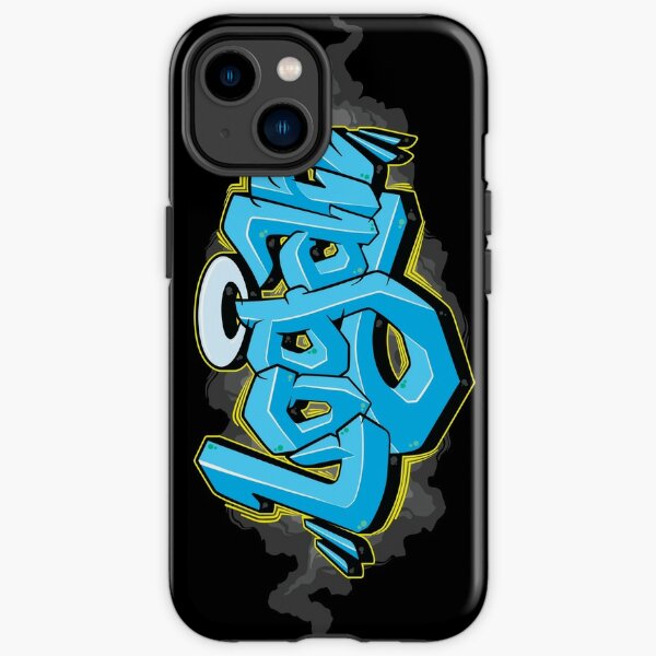 Blue Ombre Watercolor Custom Name Phone Case iPhone 12 Pro 