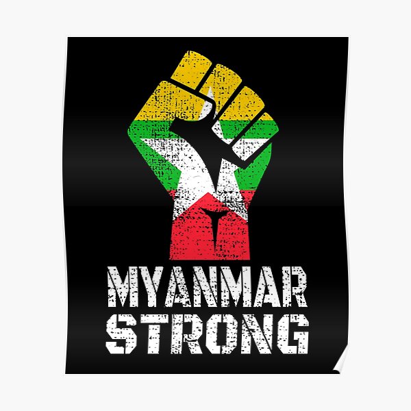 Myanmar Posters Redbubble