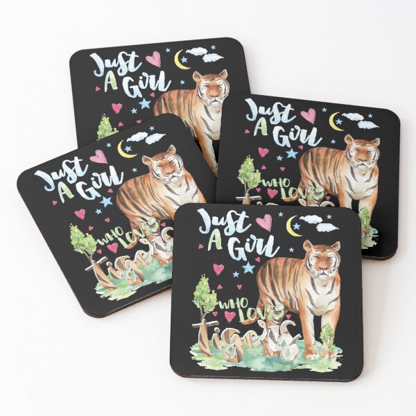Item preview, Female Funny Lady Tiger - Just A Girl Who Loves Tigers Gift designed and sold by Cheap Women's Shirts.