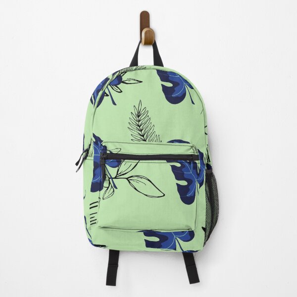 Item preview, Blue leaves on green designed and sold by Dter.