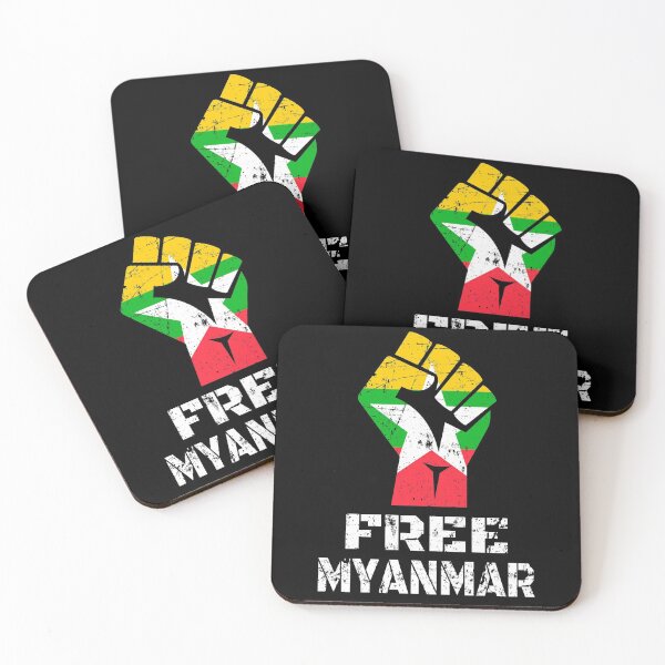 Item preview, Free Myanmar Flag Burma Strong designed and sold by MagicBoutique.