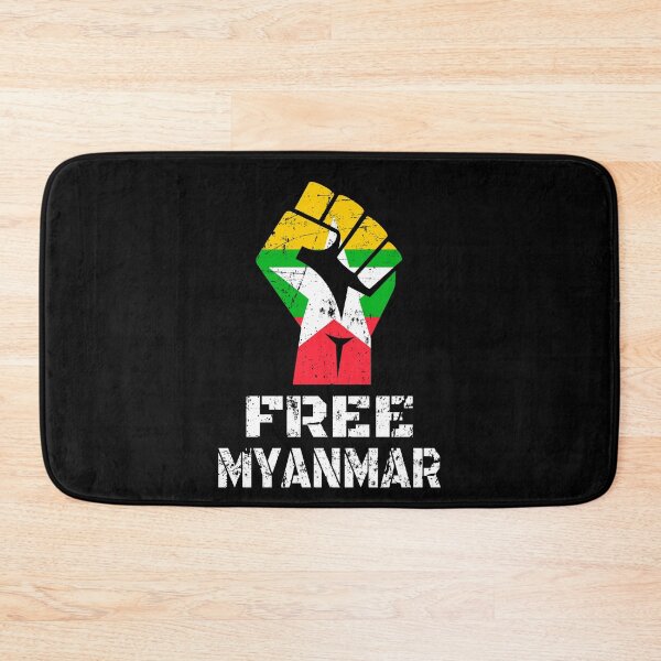Item preview, Free Myanmar Flag Burma Strong designed and sold by MagicBoutique.