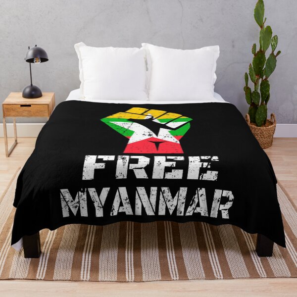 Item preview, Free Myanmar Flag Burma Strong designed and sold by MagicBoutique.