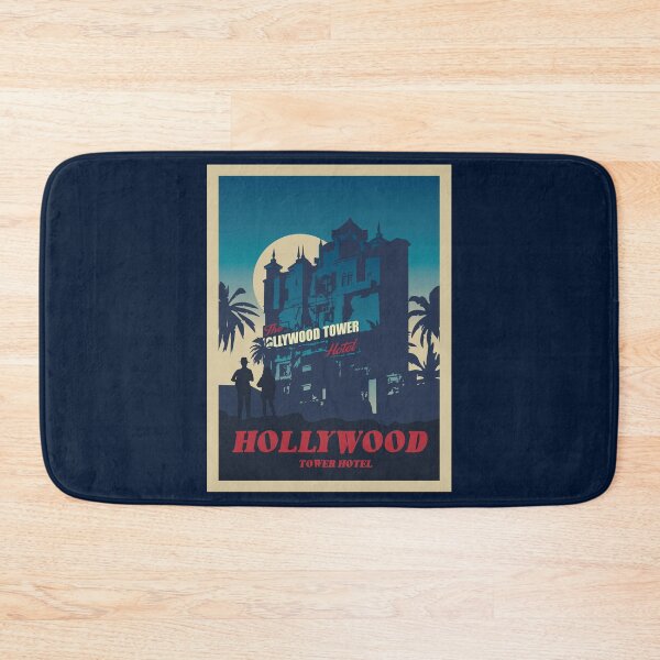 Item preview, Hollywood Tower Hotel - Minimalist Travel Style - Theme Park Art designed and sold by MainStreetStudo.