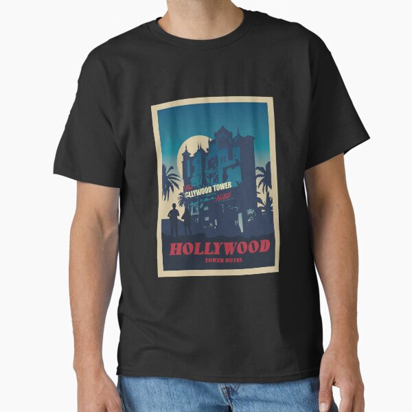 Item preview, Hollywood Tower Hotel - Minimalist Travel Style - Theme Park Art designed and sold by MainStreetStudo.