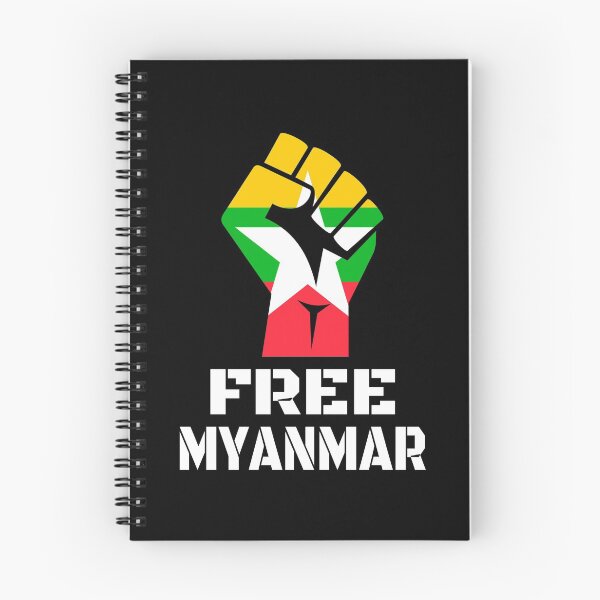 Item preview, Free Myanmar Flag Burma Protest designed and sold by MagicBoutique.