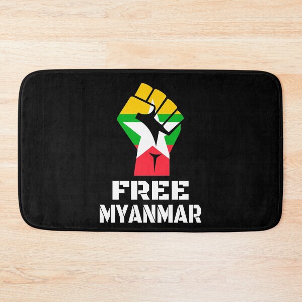 Item preview, Free Myanmar Flag Burma Protest designed and sold by MagicBoutique.