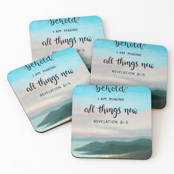 Item preview, Christian quote 'I am making all things new'  designed and sold by ESDesignsNL.