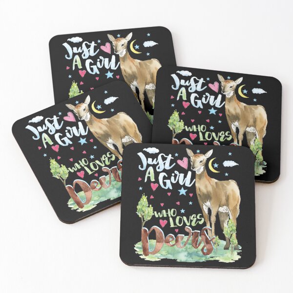 Item preview, Female Funny Lady Deer - Just A Girl Who Loves Deers Gift designed and sold by Cheap Women's Shirts.