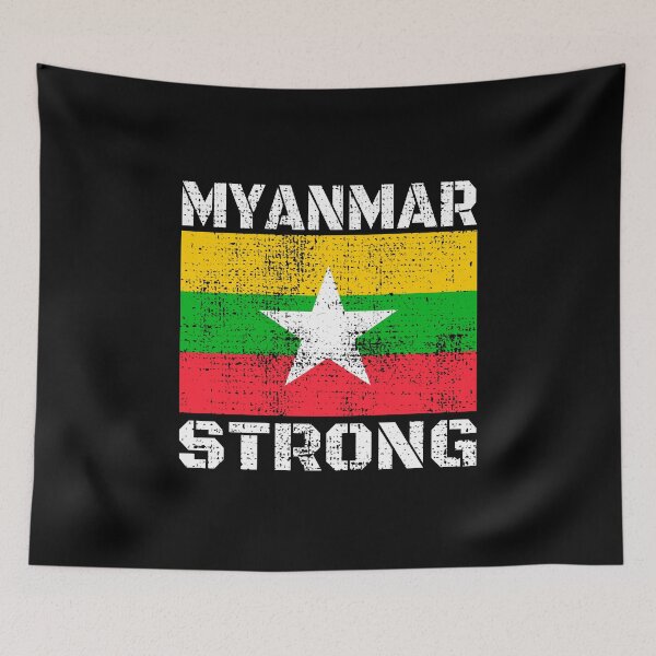 Item preview, Free Myanmar - Burma Protest designed and sold by MagicBoutique.