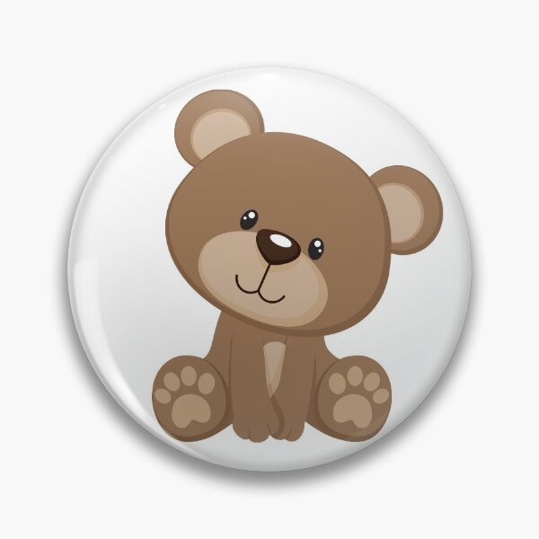 Item preview, Cute drawn brown bear  designed and sold by annarosestudio.