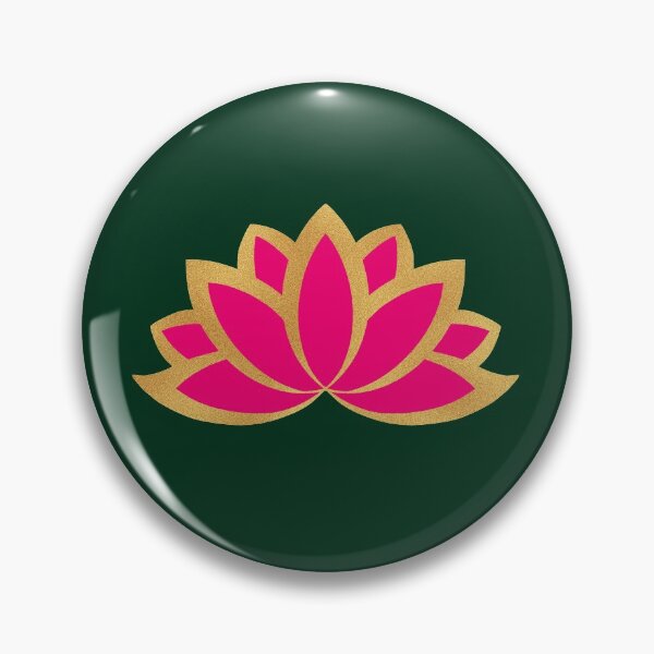 Item preview, Pink and gold lotus design , Traditional lotus  designed and sold by HariniArts.
