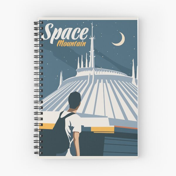 Item preview, Space Mountain - Minimalist Travel Style - Theme Park Art designed and sold by MainStreetStudo.