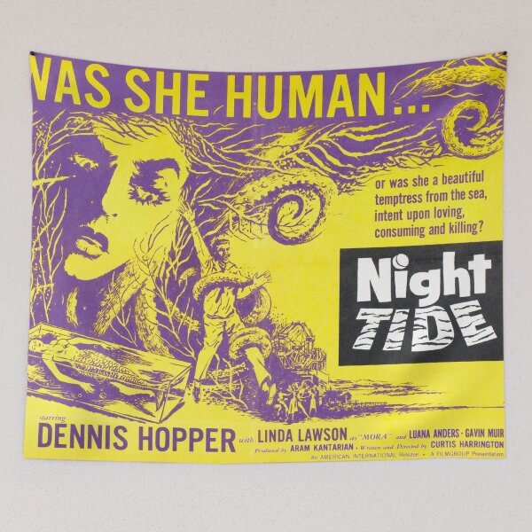 Item preview, Night Tide Vintage Movie Poster designed and sold by redoARTstore.