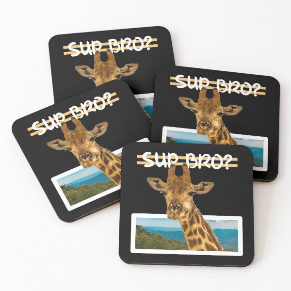 Item preview, Sup Bro? | Giraffe | designed and sold by Melcu.