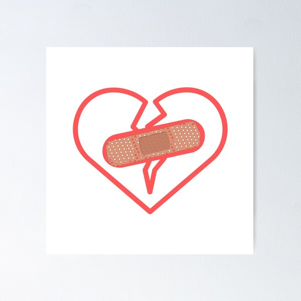 Item preview, broken heart designed and sold by MagdalenaRulez.