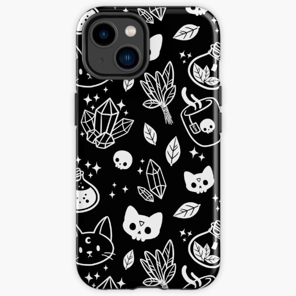 Herb Witch // Black and White | Nikury iPhone Tough Case