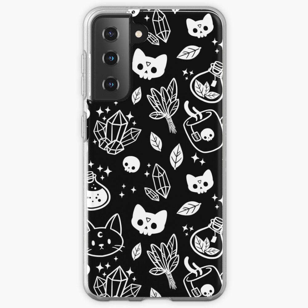 Herb Witch // Black and White | Nikury Samsung Galaxy Phone Case