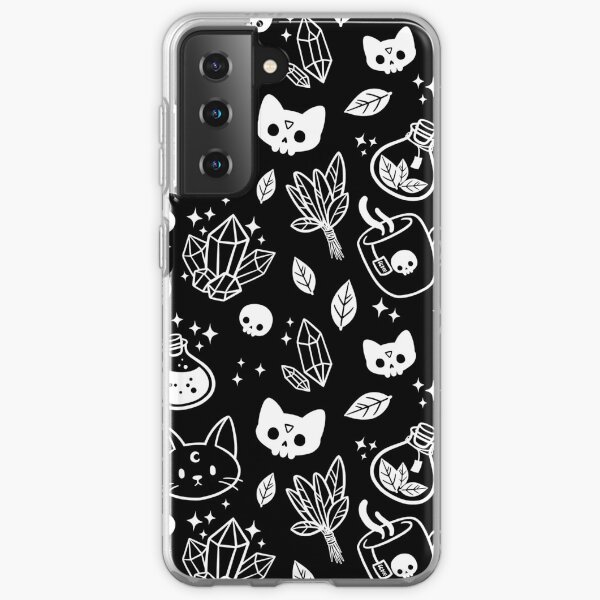 Herb Witch // Black & White | Nikury Samsung Galaxy Soft Case