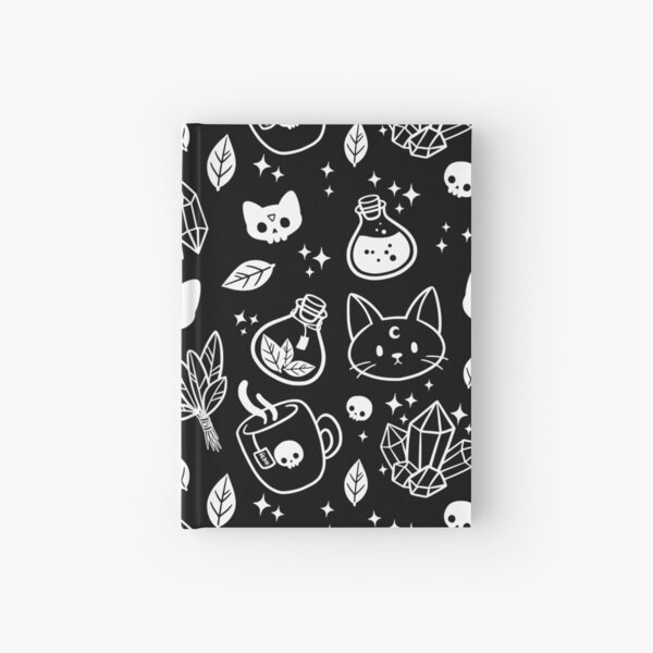 Herb Witch // Black and White | Nikury Hardcover Journal