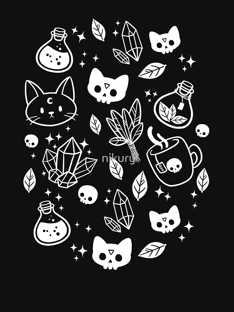 Herb Witch // Black and White | Nikury by nikury