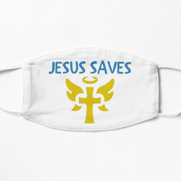 Jesus Saves Flat Mask